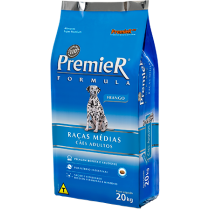 Premier Adultos Raças Médias Frango - 20 kg
